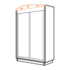 Верхняя подсветка