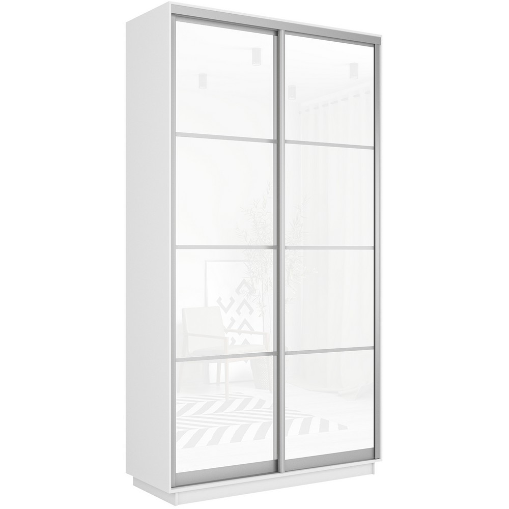 Шкаф-купе Мебельная фабрика «Е1» 2-х дверный со стеклом